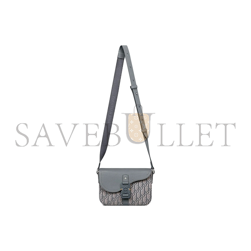 DIOR SMALL SADDLE MESSENGER BAG WITH FLAP 1ADPO049YKS-H12E (23*18*6cm)